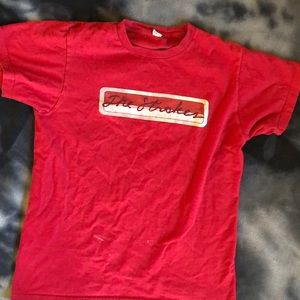 The Strokes red RCA tee